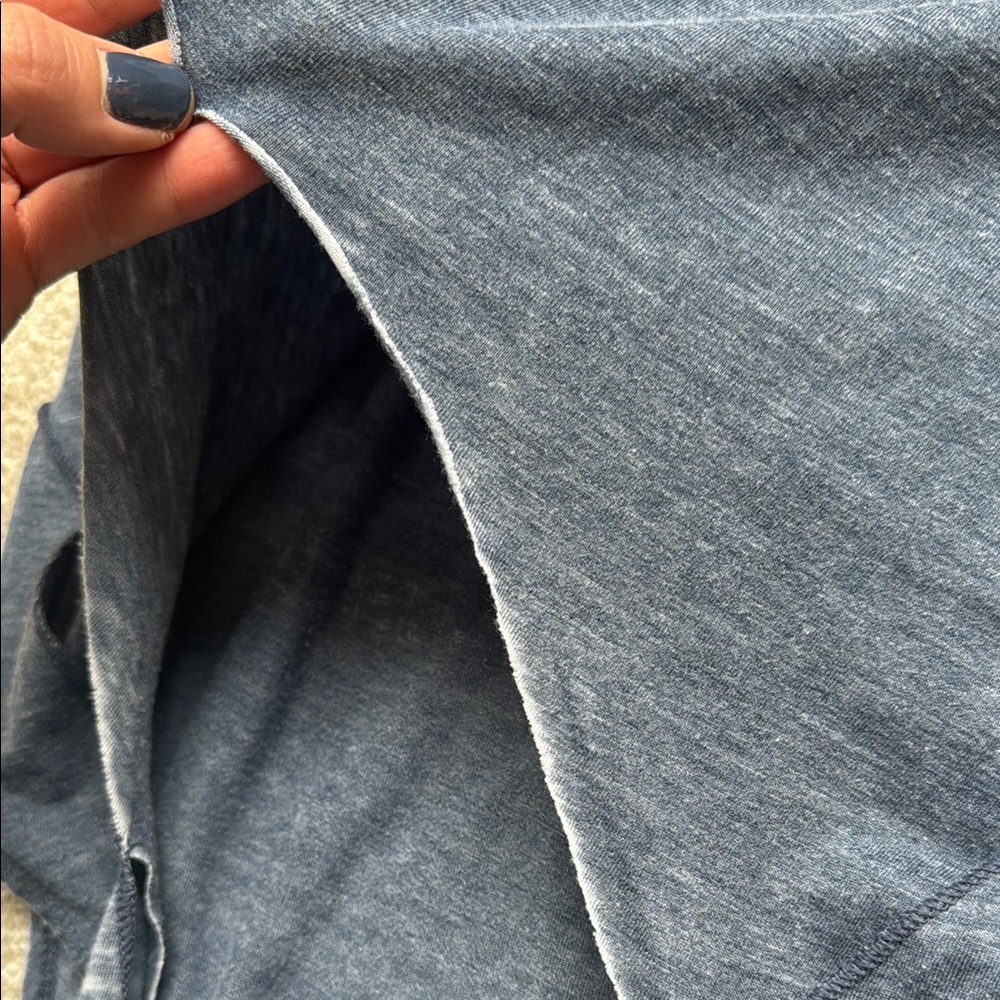 Spiritual Gangster blue Tank Top with Bold White Text - Picture 4 of 5